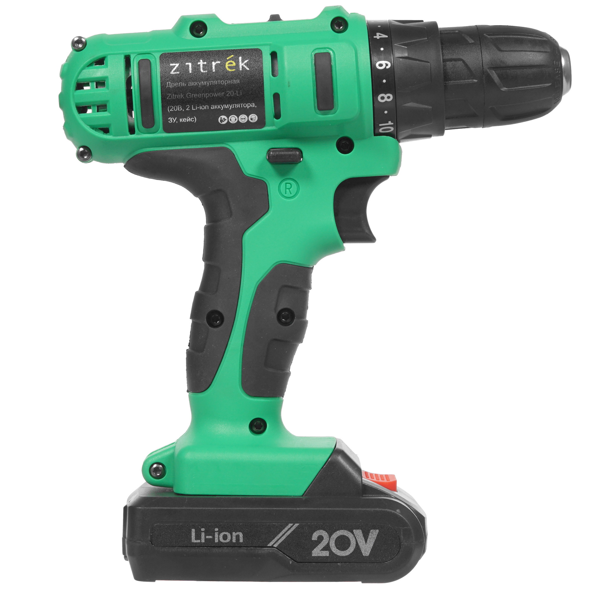 Дрель-шуруповерт Zitrek Greenpower 20-Li 063-4076 5304364 STDN-0016815 - Вид №1
