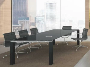 Bralco Прямоугольный стол для совещаний с системой управления кабелями Jet evo