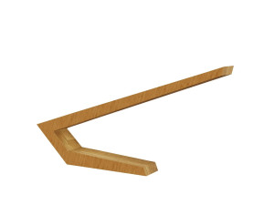 Деревянная настольная лампа