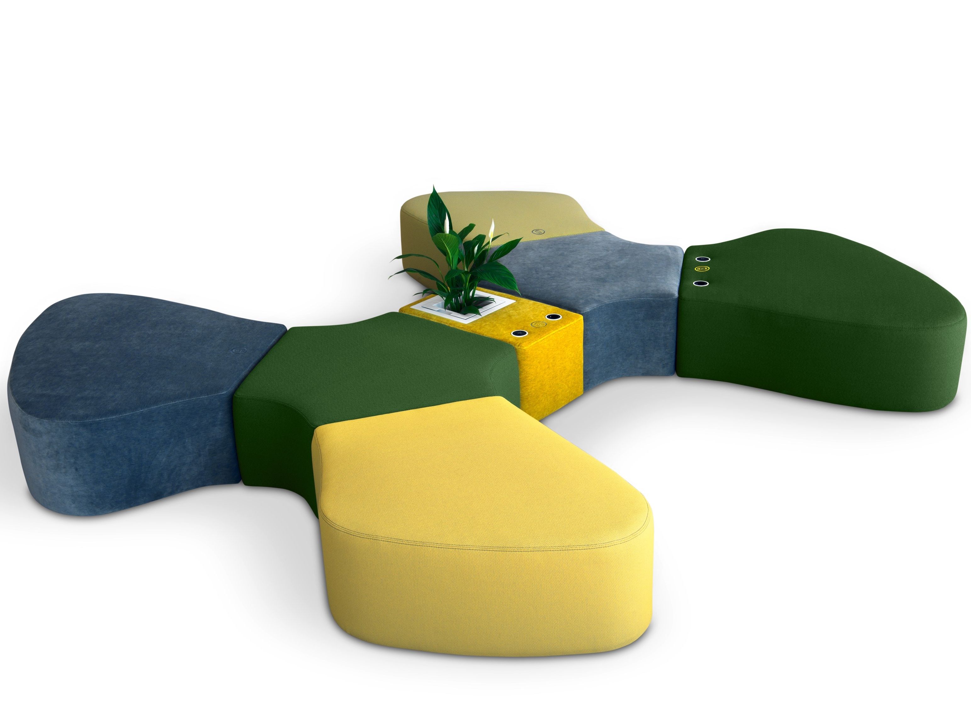 Состав пуфиков с электрическими розетками Adrenalina Sir-pent ARCH-00078006