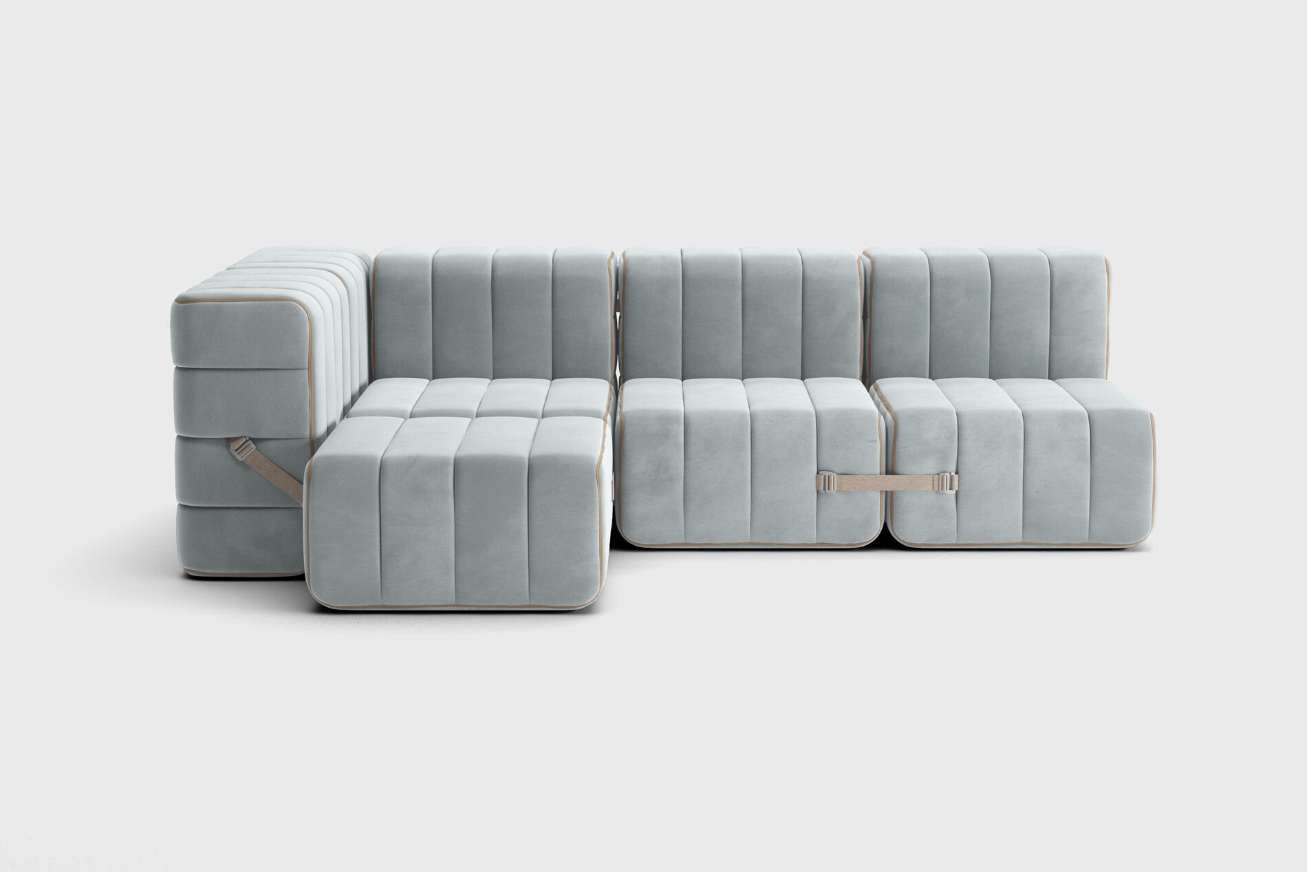 Модульный угловой диван из ткани AMBIVALENZ Curt ARCH-00061719 - Вид №18