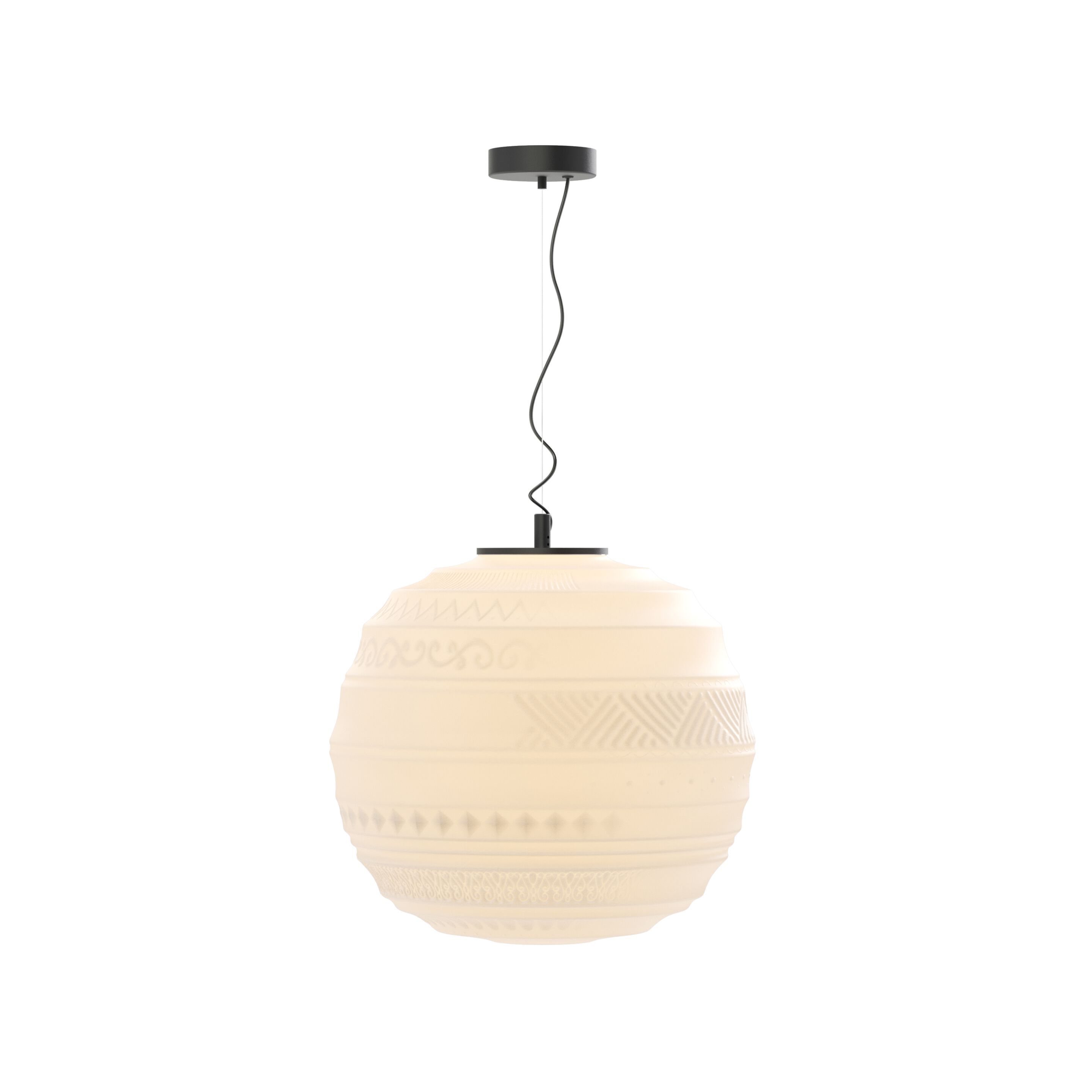 Подвесной светильник из матового стекла Karman Шрифт Брайля ARCH-00031573 - Вид №3