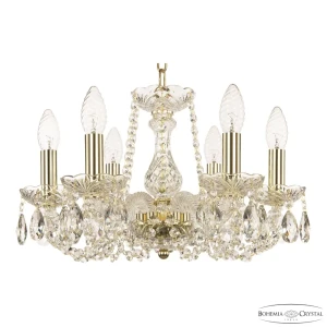 91901452 Люстра подвесная Bohemia ivele crystal 319540 319540 6 ламп 12 м² цвет золото STLM-1384303