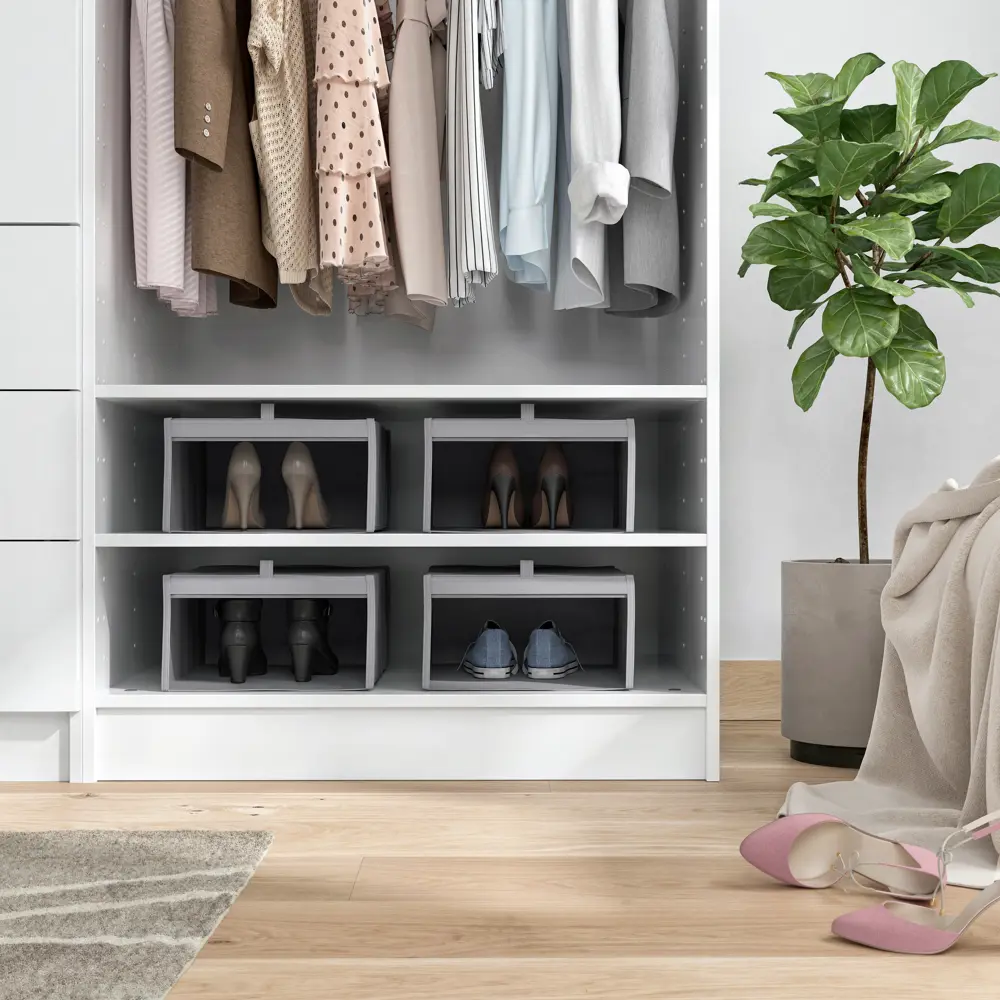 Коробка для обуви SPACEO с прозрачным окошком - стильное хранение 82762247 STLM-0035661 - Вид №5