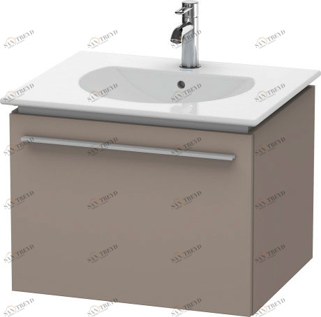 XL606104343 X-Large Тумбочка подвесная Базальт матовый, декор Duravit