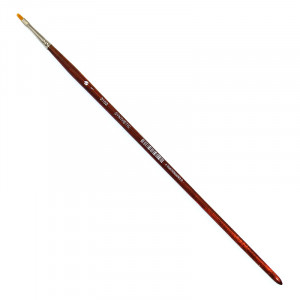 3103301 Кисть синтетика овальная длинная ручка №01 ХМ
