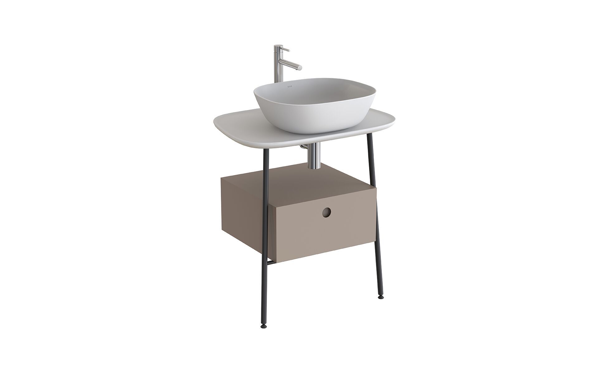 Консоль для умывальника с ящиками VitrA Bathrooms Plural ARCH-00096254 - Вид №4