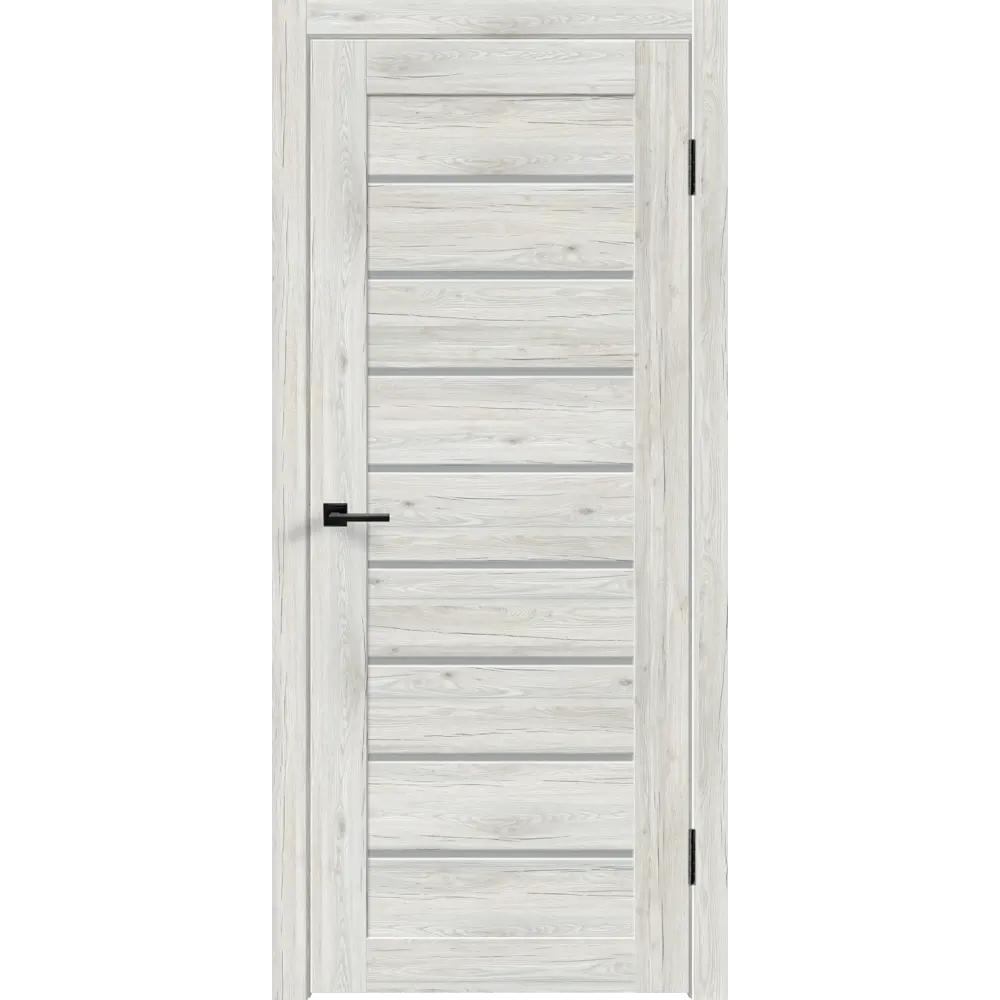 Комплект двери Тиволи остекленная 70x200 см ПВХ цвет рустик серый с добором 100 мм VELLDORIS STLM-2189158