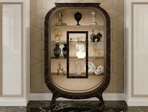 Prestige Витрина из стекла и дерева в стиле модерн Gran duca Cvc044