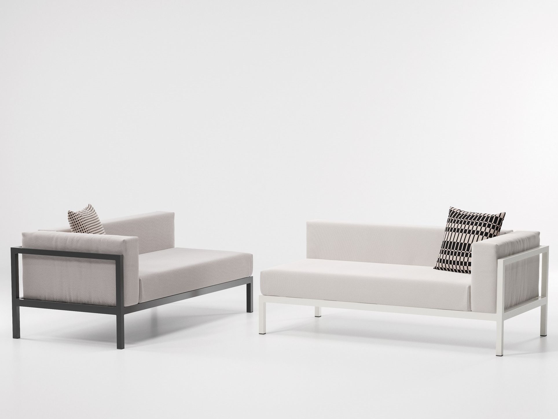 Тканевый модульный садовый диван Kettal пейзаж ARCH-00113182 - Вид №1