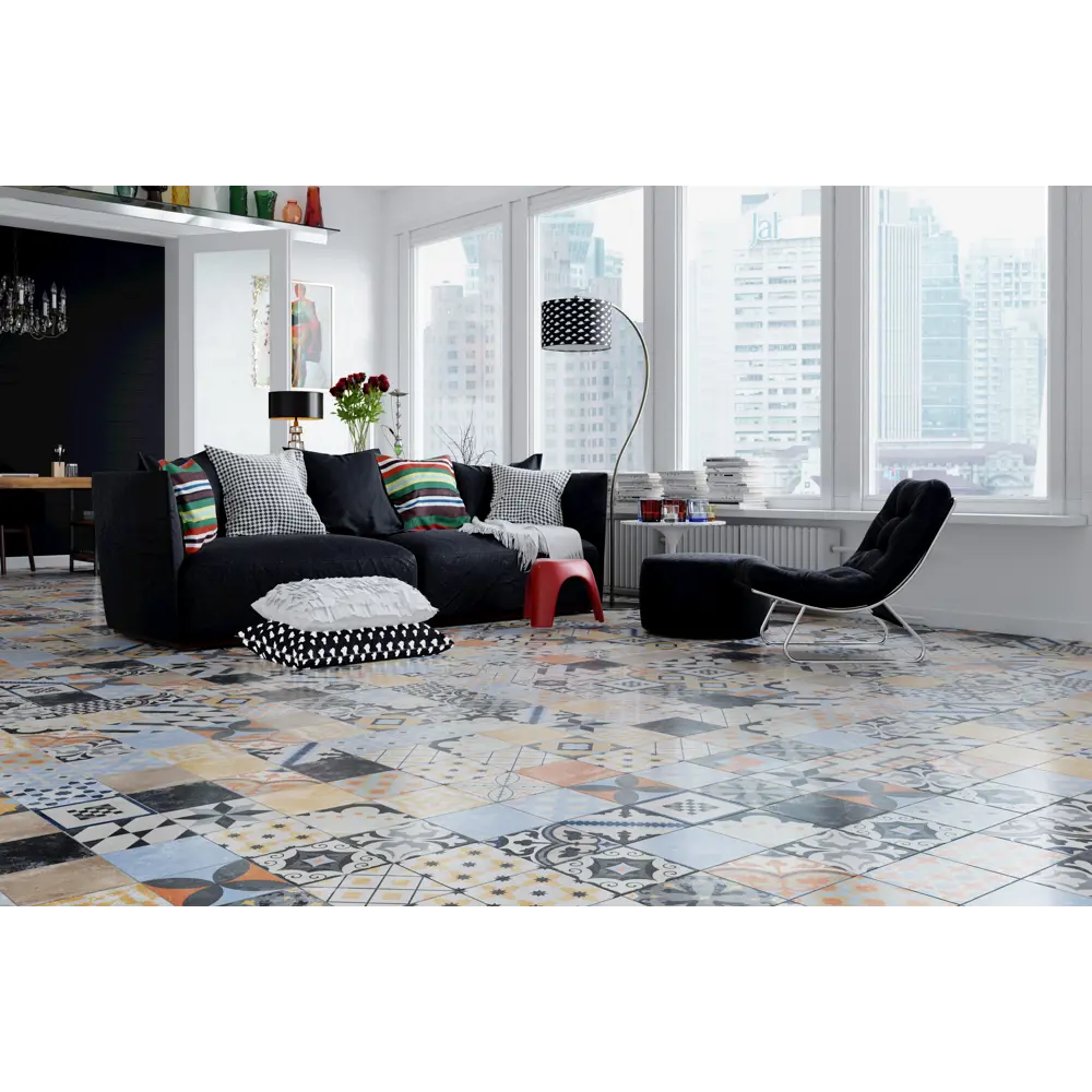 Декор Ethno Микс №2 18.6х18.6 см Golden Tile STLM-2053066 - Вид №4