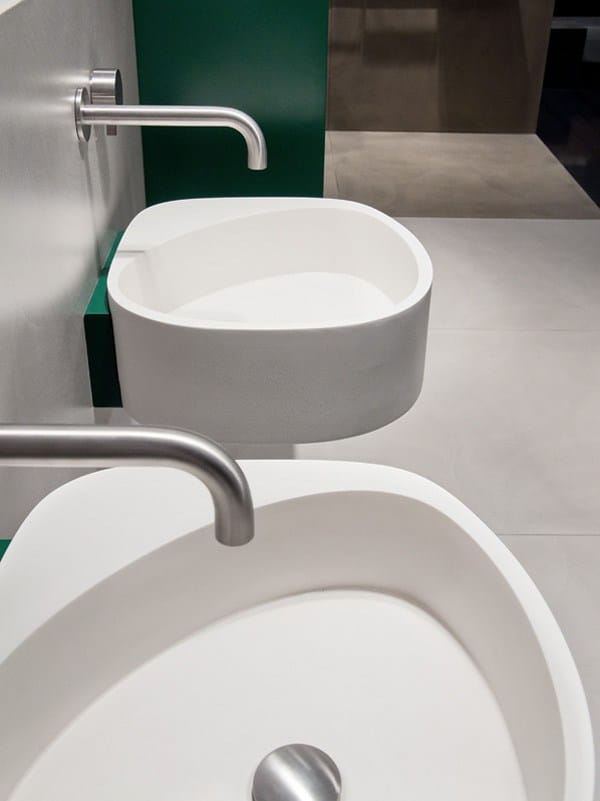 Бетонный одиночный подвесной умывальник Moab Elletre ARCH-00078215 - Вид №9