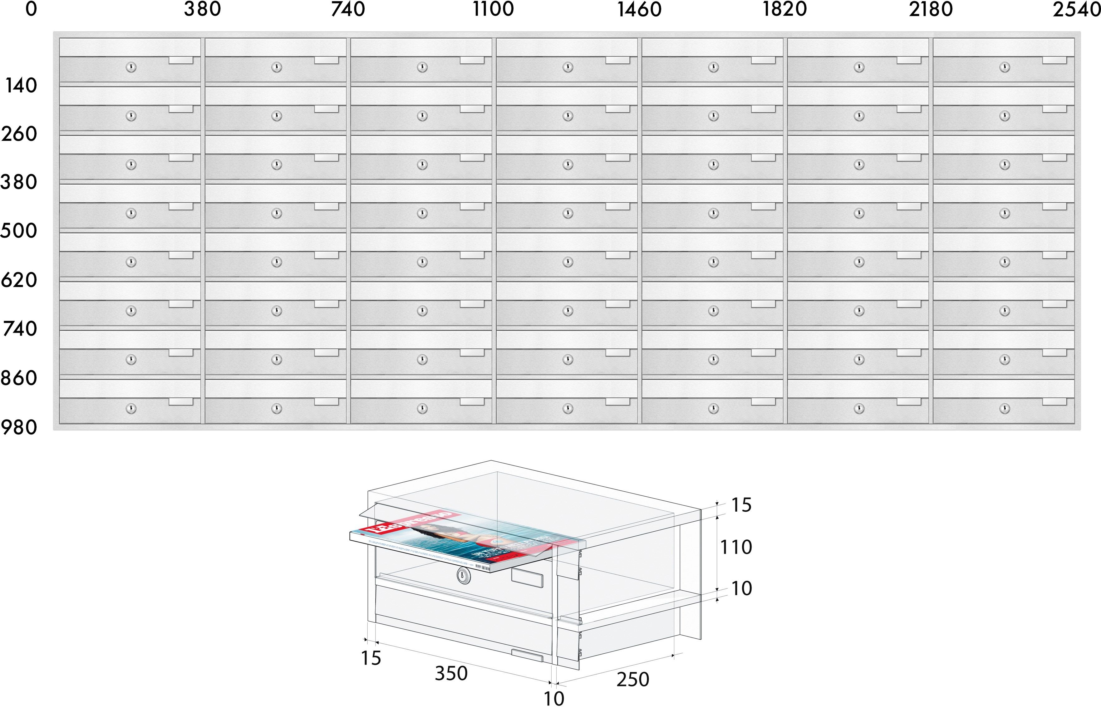 Открытый почтовый ящик RAVASI экстерьер ARCH-00072302 - Вид №15