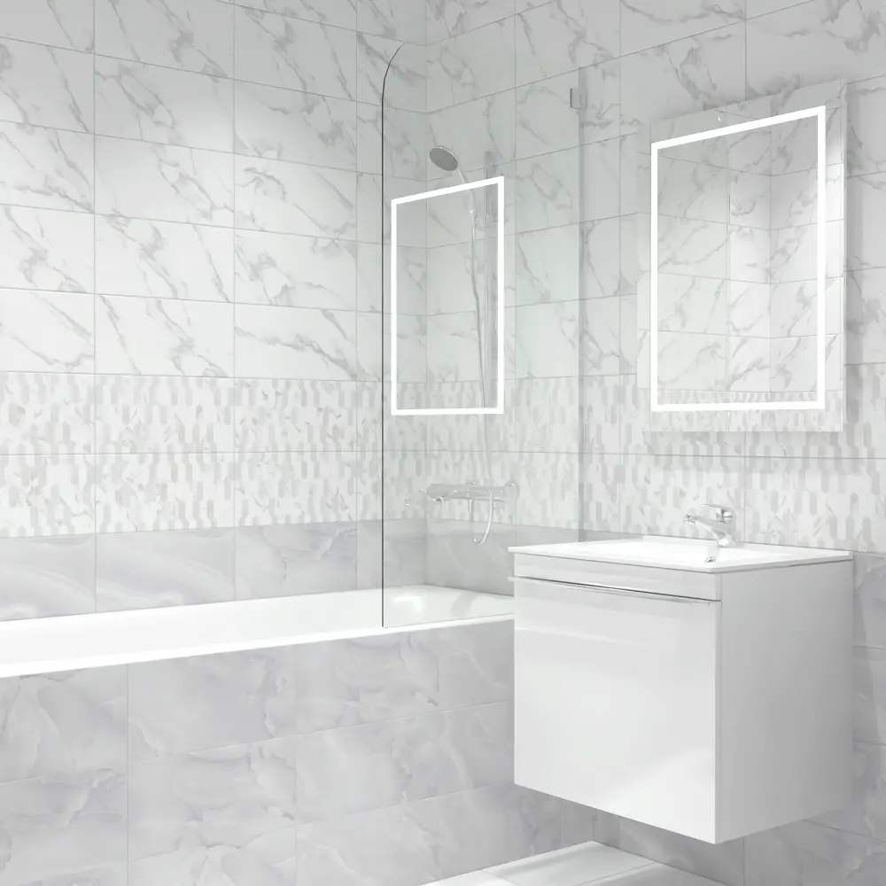 Настенная плитка KREAFORTA Mersey Onyx 20x40 см 1.62 м² матовая цвет серый STLM-2104432 - Вид №5
