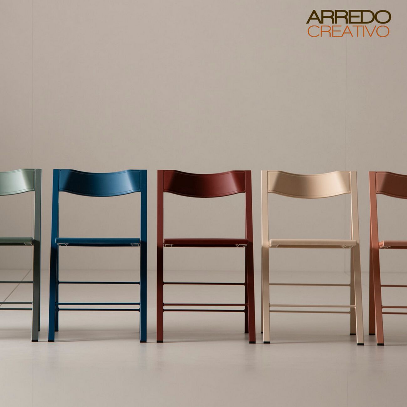 Складной стул из полипропилена Arredo Creativo тонкий ARCH-00045287 - Вид №4