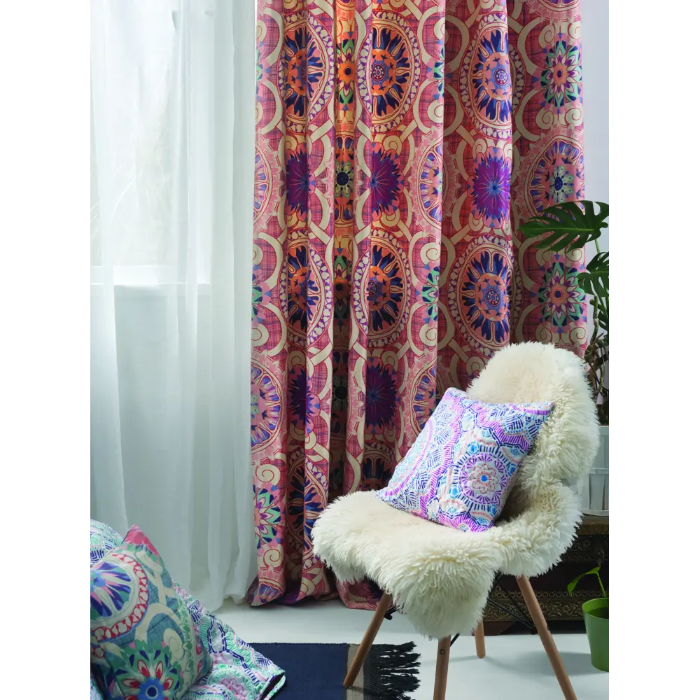 Наволочка декоративная стёганая Boho, 40x40 см, цвет розовый 82041966 STLM-2105628 Santreyd - Вид №5