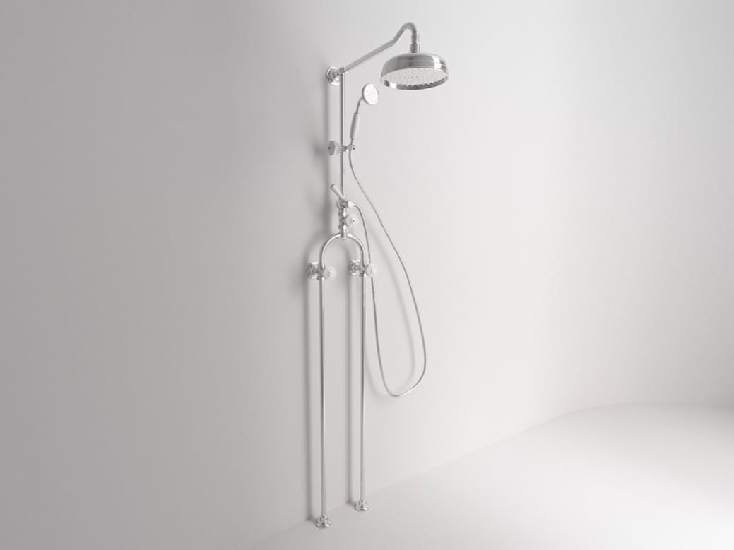 Напольная душевая колонна с переключателем с душем Park Avenue Белый ARCH-00120862 - Вид №1