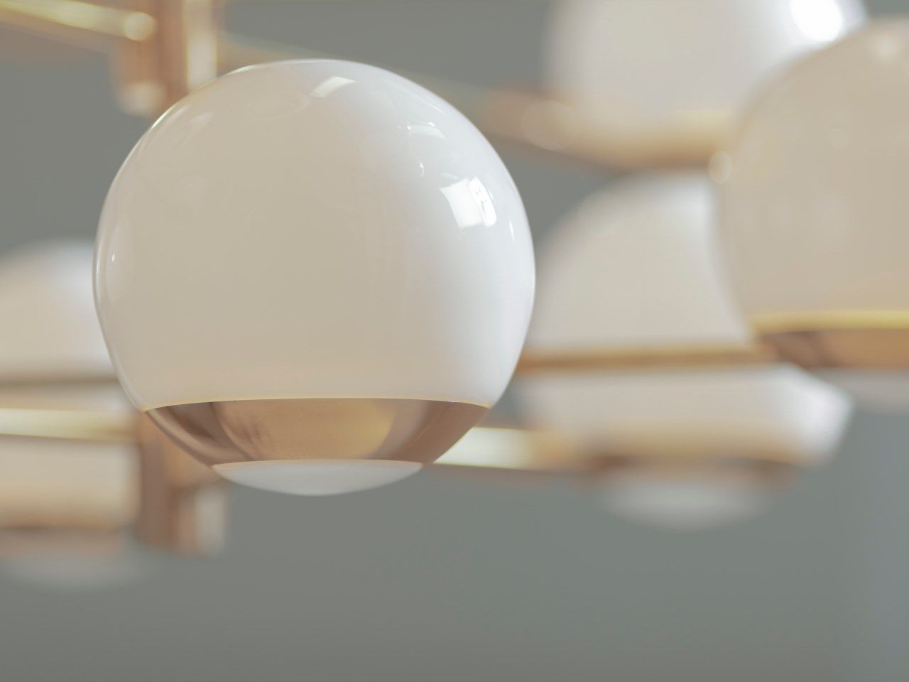 Светодиодный потолочный светильник ручной работы Cameron Design House Мяч и обруч ARCH-00041990 - Вид №16