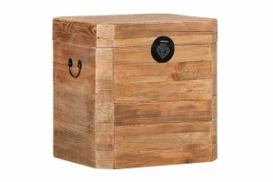 Arrediorg.it® Журнальный столик из цельной древесины / прикроватный столик Woodside Ah763 box
