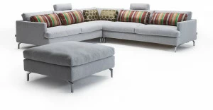 Milano Bedding Модульный угловой диван со съемным чехлом из ткани