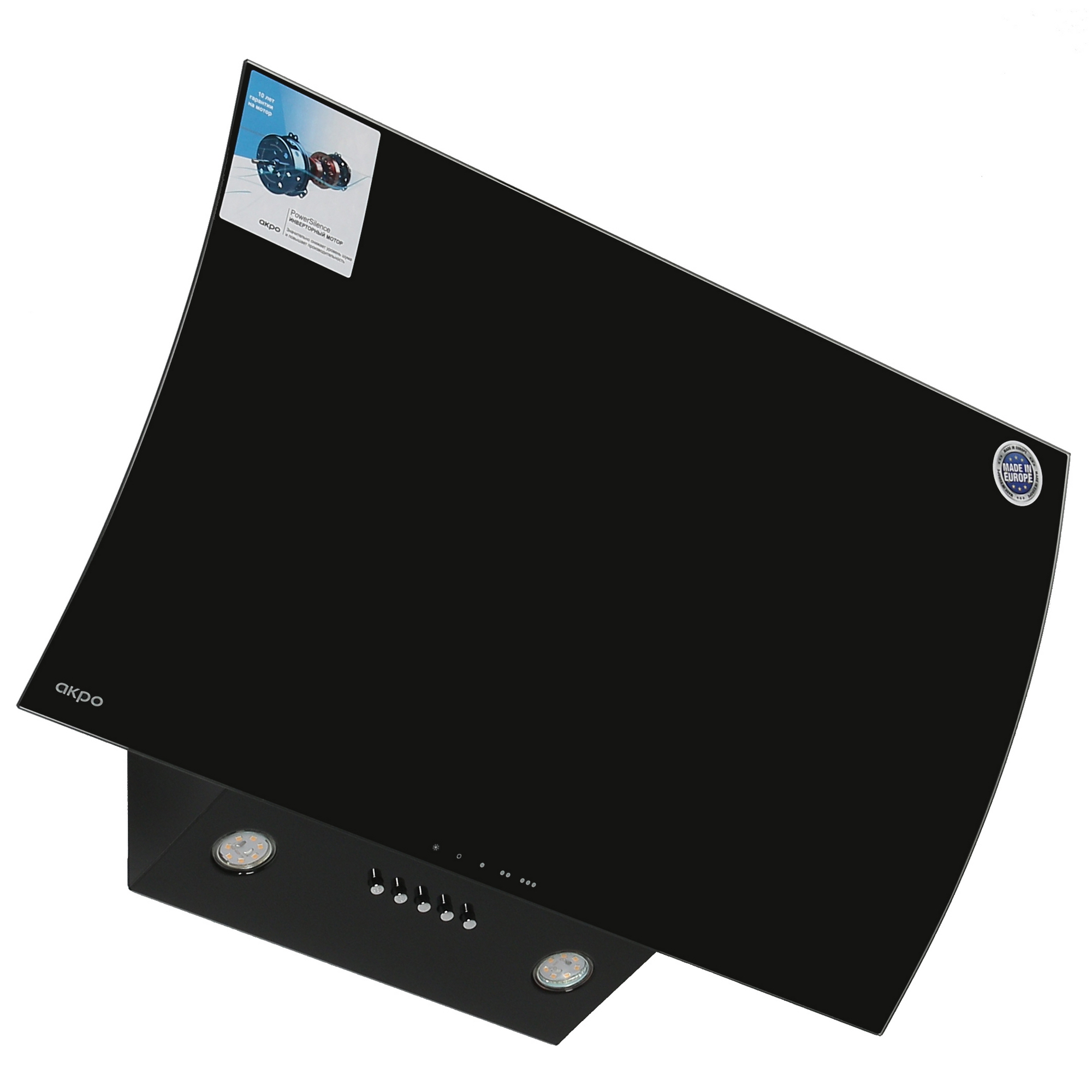 9940340 Вытяжка наклонная Akpo WK-4 Clarus eco II черный/черный STDN-0094810