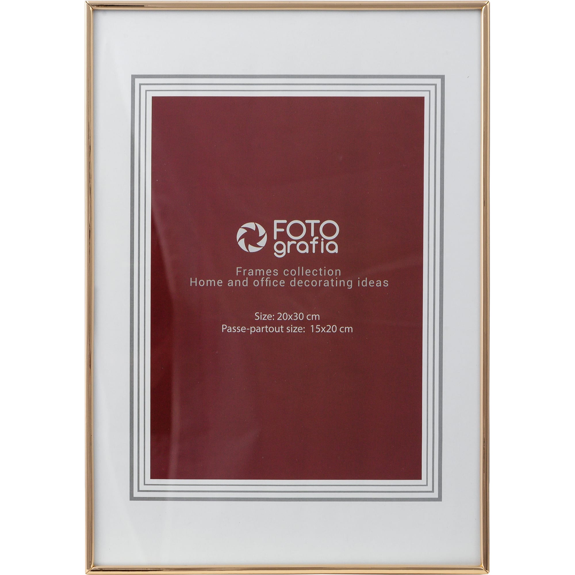 82535072 Рамка 21x30 см, цвет золотой Santreyd 