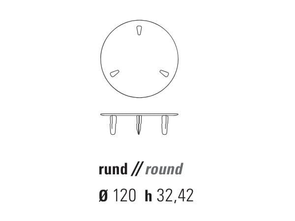 Мраморный круглый низкий журнальный столик ZEITRAUM Kuyu ARCH-00146876 - Вид №5