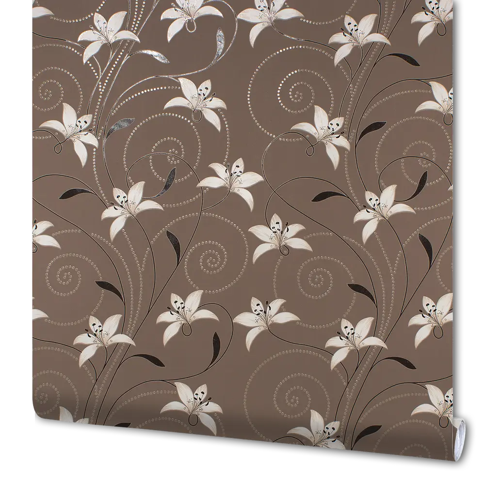 Обои флизелиновые Vilia Вояж коричневые 1.06 м 1145-62 STLM-2083647