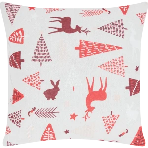 Подушка Altali Скандинавия 40x40 см цвет серо-красный