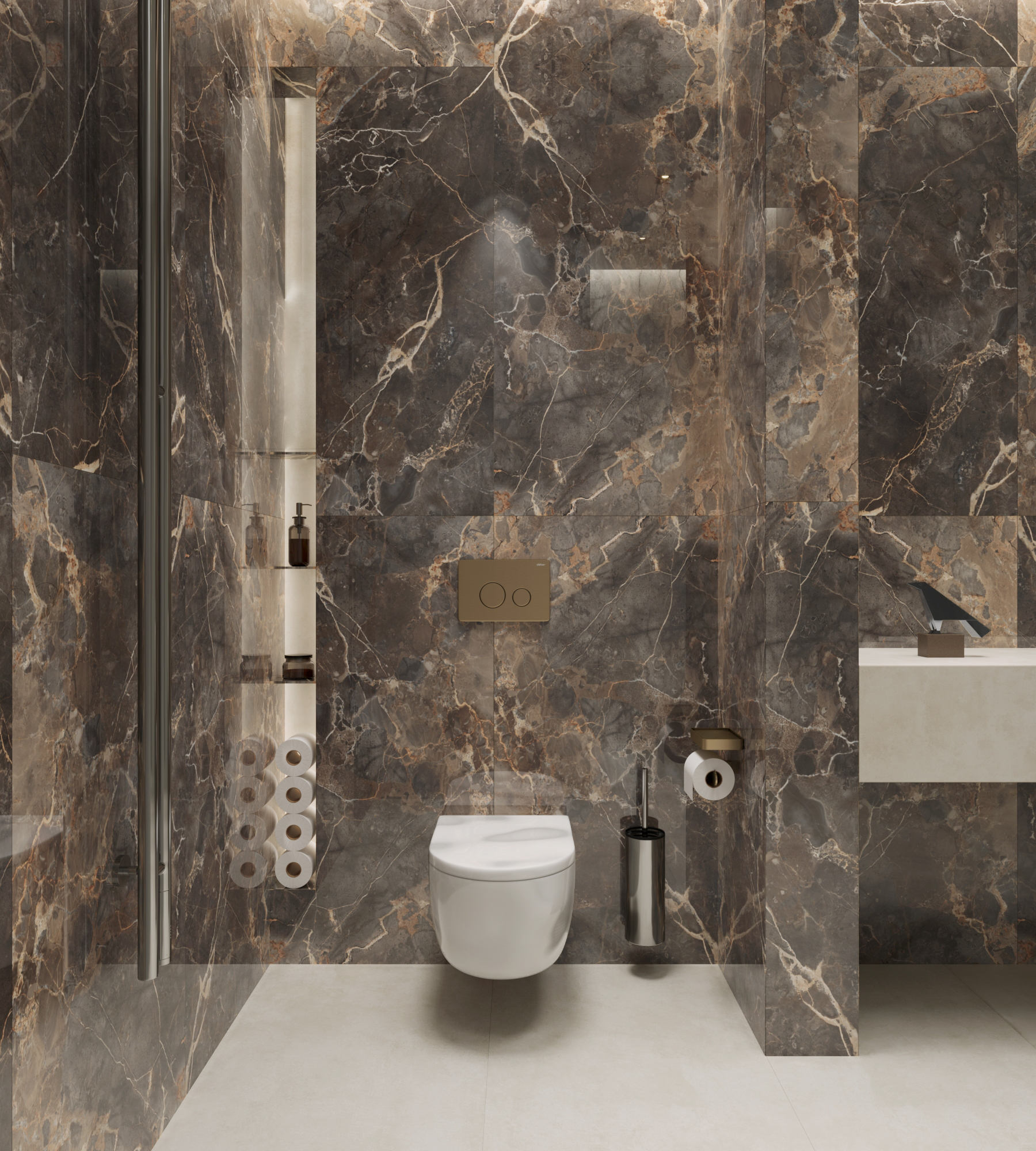 IMPERIAL NERO — Элегантность в каждом отражении FP1005-A Arcadia Ceramica