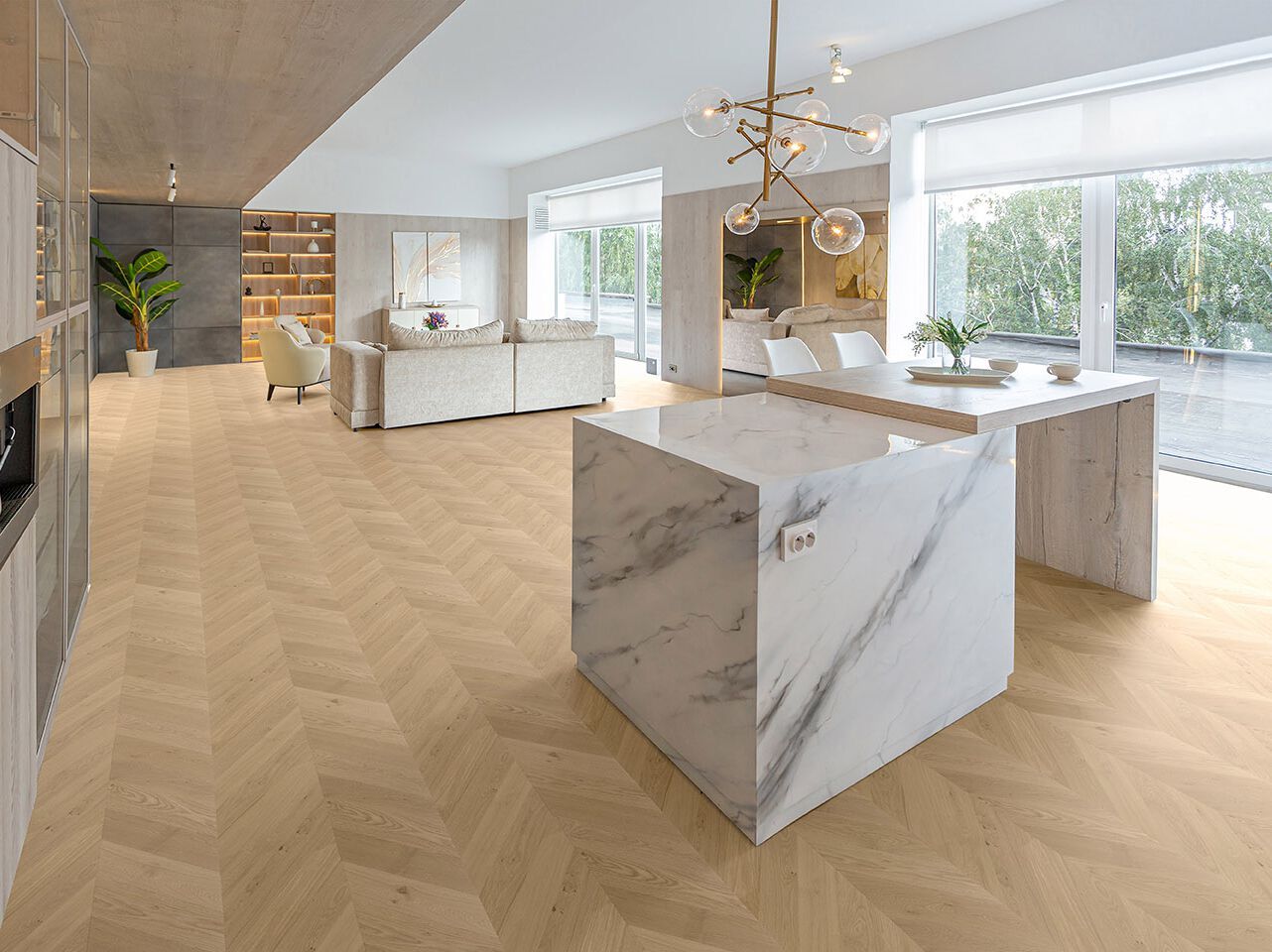 Дубовый пол SKEMA палладий ARCH-00028676 - Вид №1