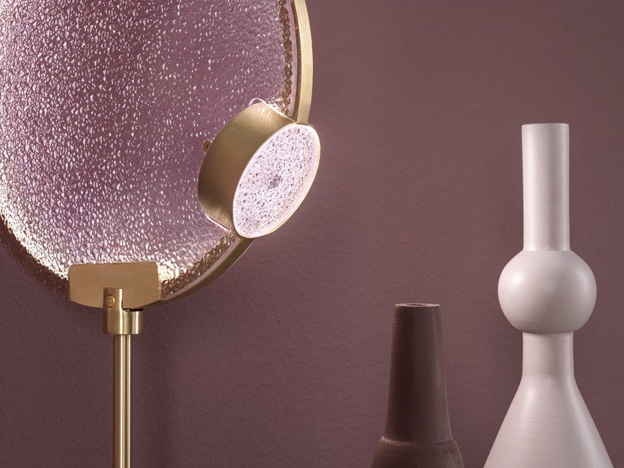 Стеклянная светодиодная настольная лампа Masiero Horo ARCH-00023368 - Вид №9