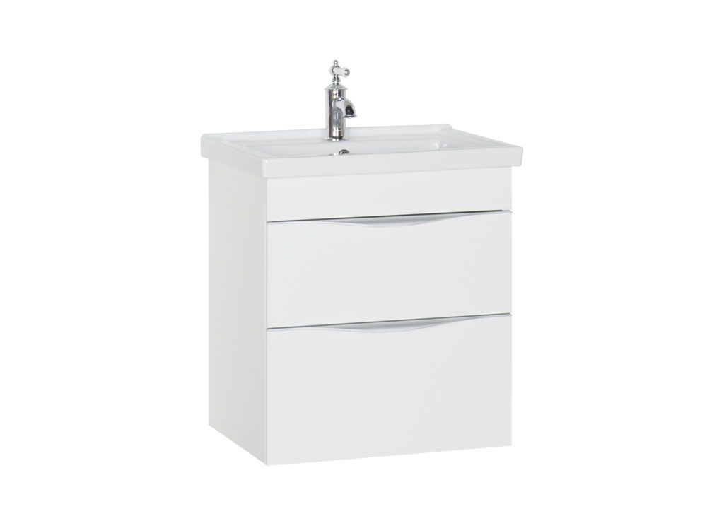 Тумба под раковину Aquanet Эвора 60 белый sun-id-275460 - Вид №1