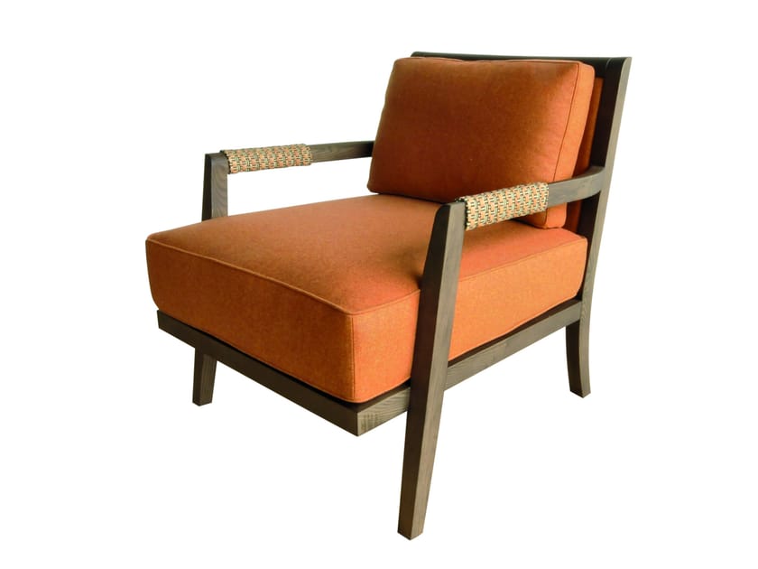 Съемное кожаное кресло с подлокотниками Garbarino Dan ARCH-00129279