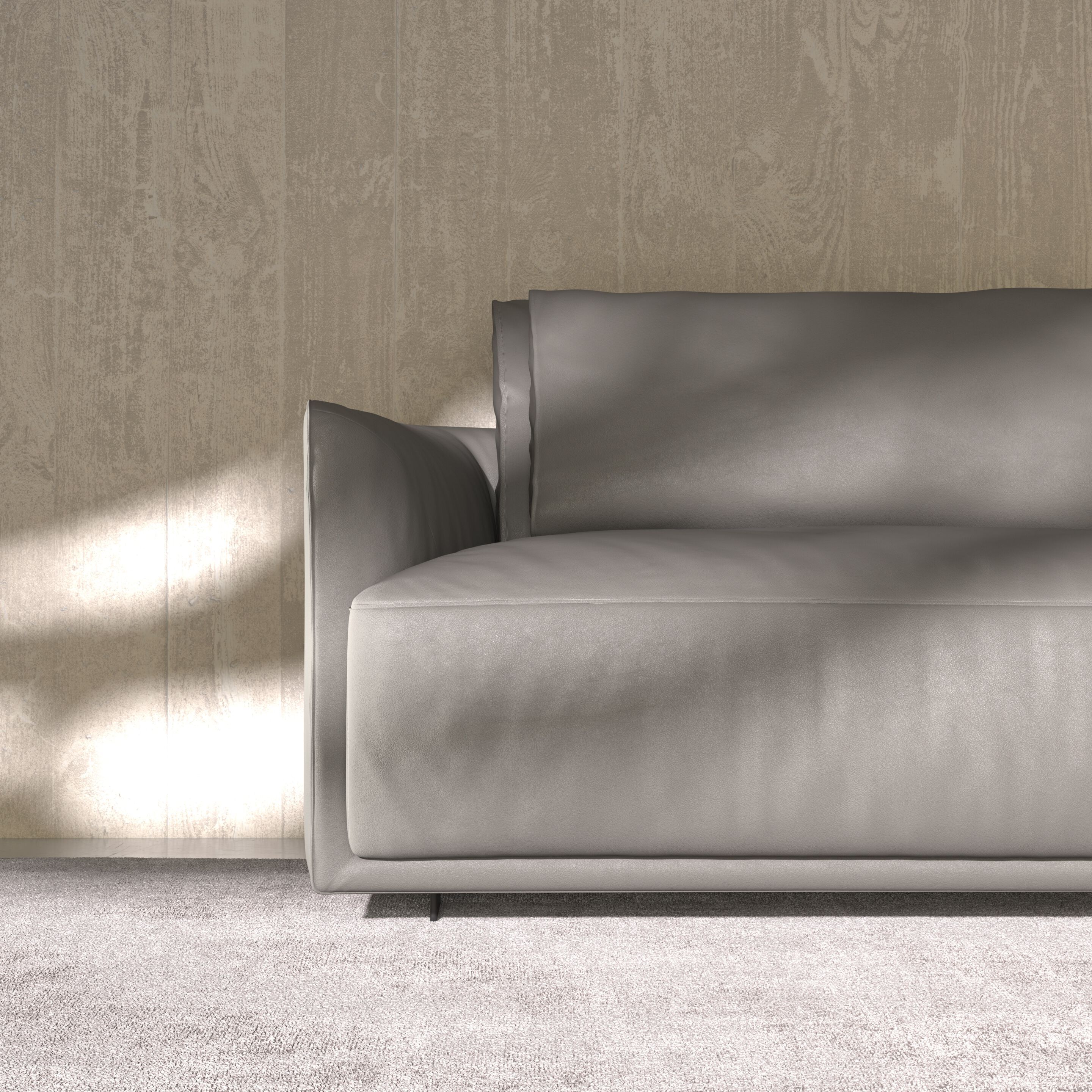 2-местный кожаный диван Natuzzi Italia Long Beach ARCH-00077524 - Вид №2