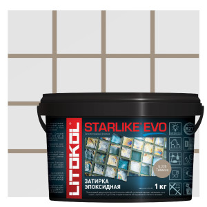 Затирка эпоксидная Starlike Evo S.225 цвет табачный 1 кг LITOKOL