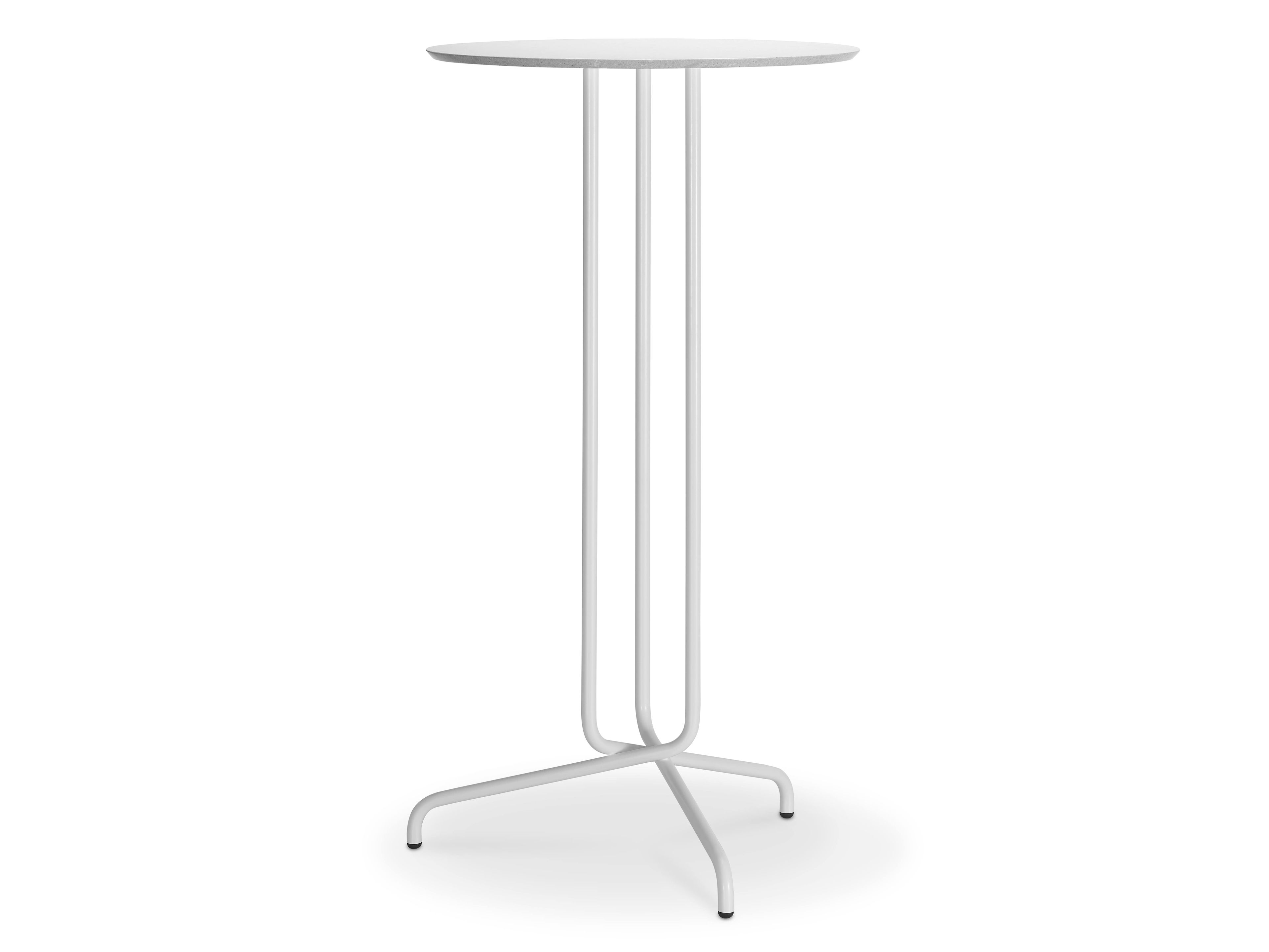 Высокий круглый стальной стол Sitland бистро ARCH-00029460 - Вид №1