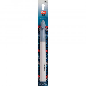 218506 Для вязания Крючок для шерстяной пряжи пластик d 15 мм 17 см в блистере . PRYM