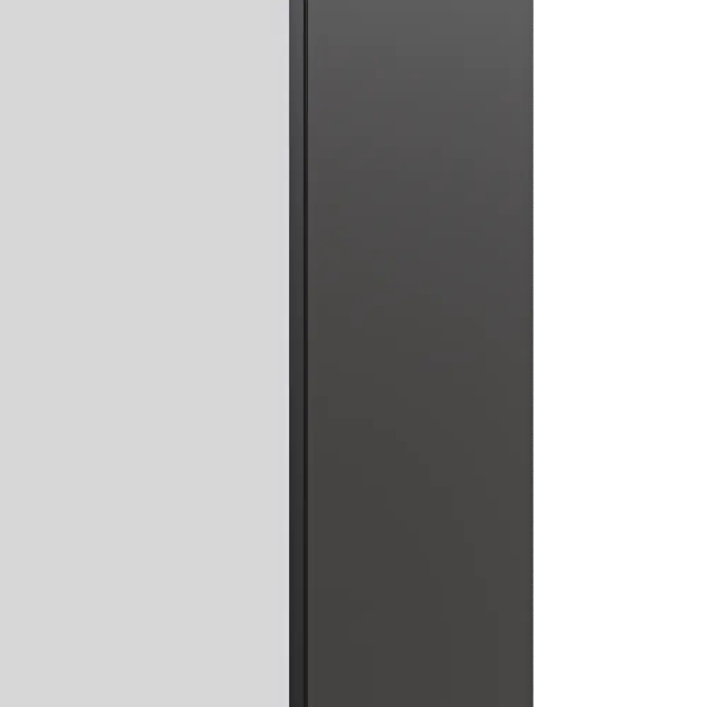Дверь межкомнатная глухая Invisible 90x220 см грунт правая цвет белый/черный с замком 89397965 STLM-2100478 Santreyd  - Вид №2