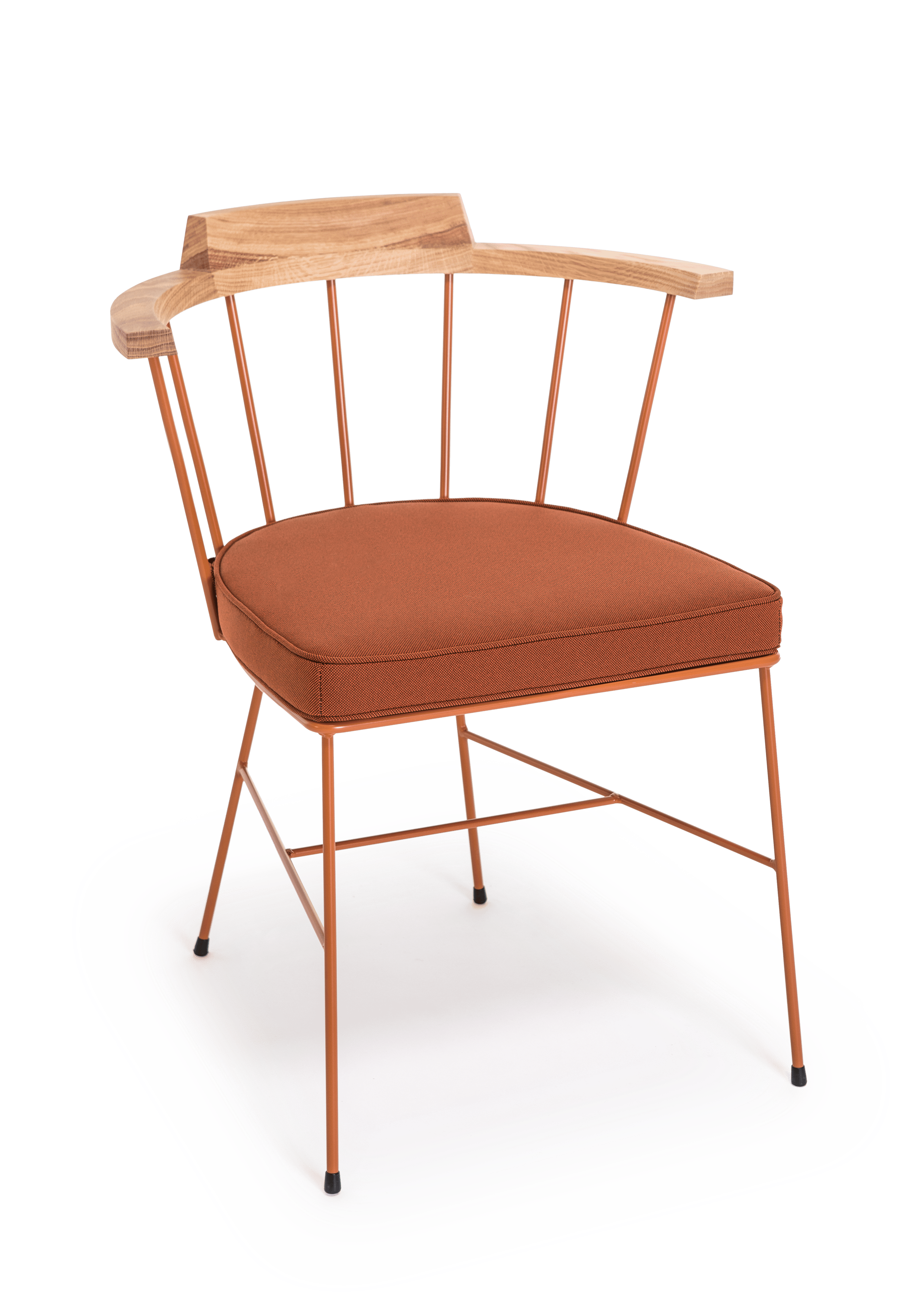 Стальной стул с порошковым покрытием с подлокотниками Vergés Mim ARCH-00142955 - Вид №4