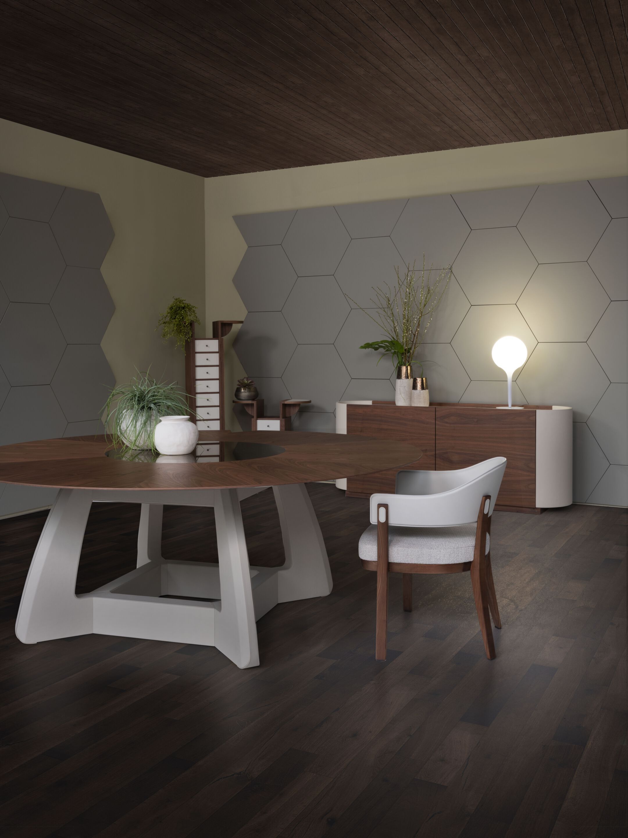 Деревянный стол с центральной вставкой Casa Covre ROMA ARCH-00139362 - Вид №3