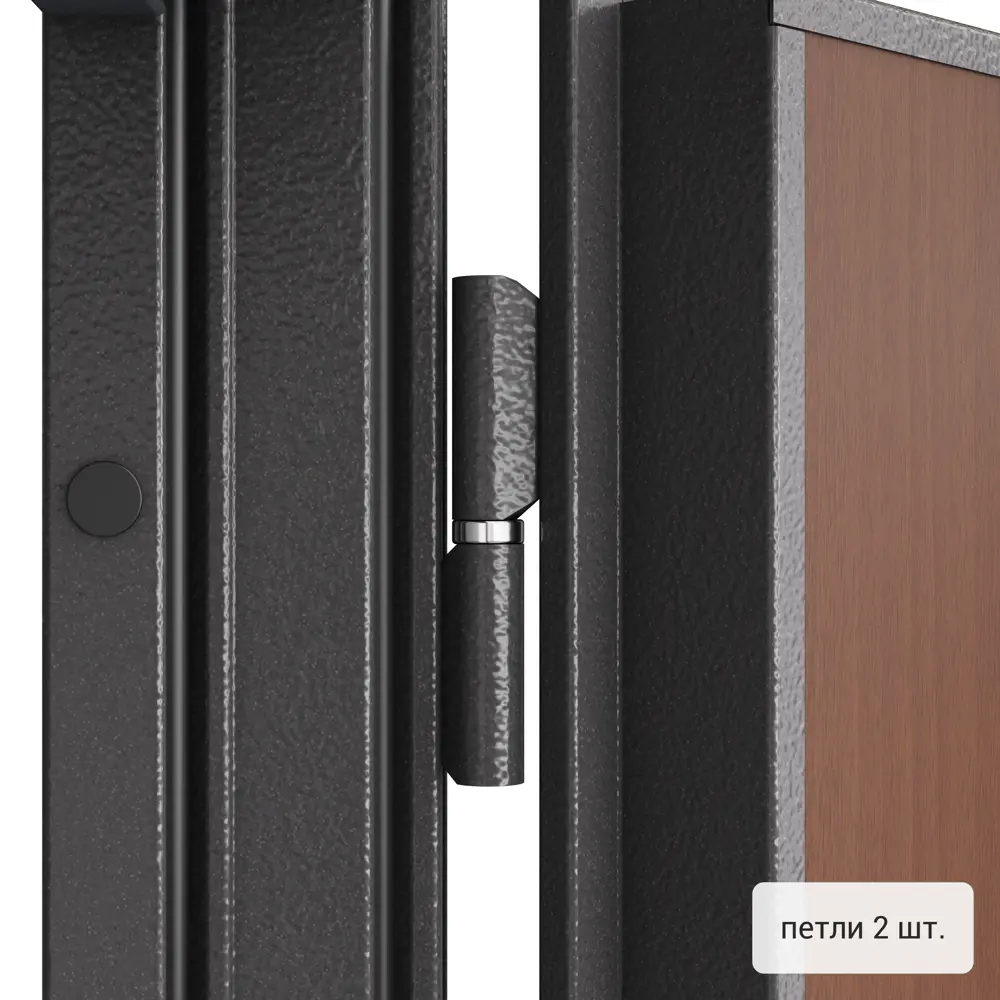 Дверь металлическая Контрол Танганика, 880 мм, левая, цвет орех TOREX STLM-2173405 - Вид №6