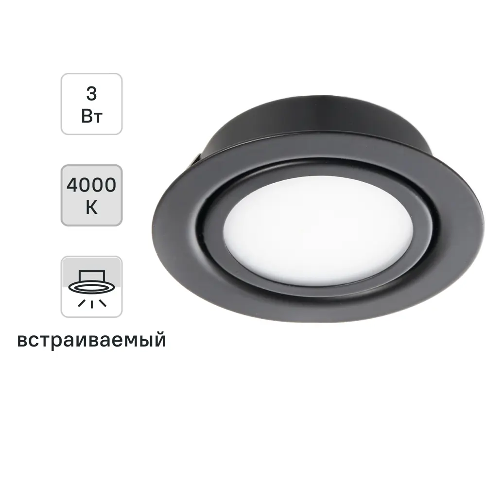 Santreyd LN7 — встраиваемый светодиодный спот для точечного освещения 85499862 STLM-1544071