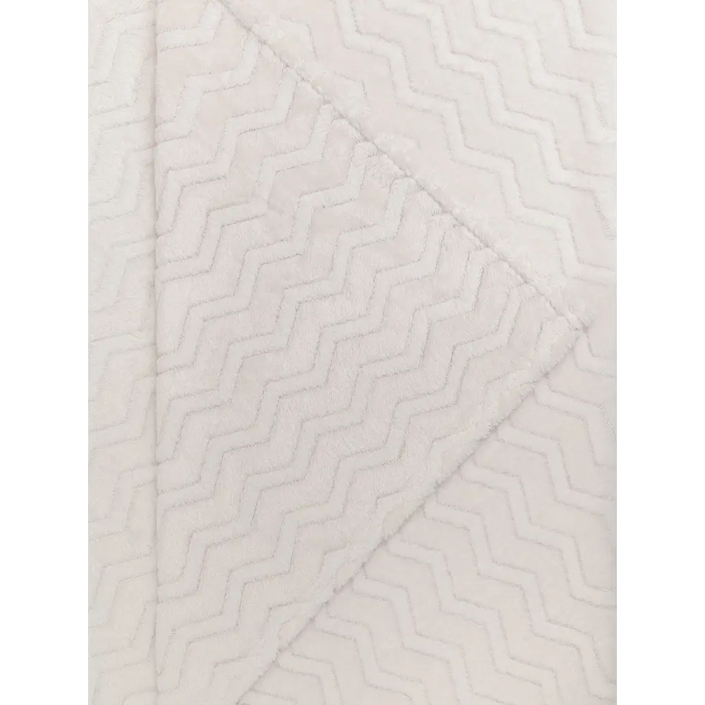 Плед Зигзаг 200x220 см фланель цвет шампань TEXREPUBLIC STLM-2055879 - Вид №1