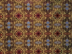 LELIEVRE Шелковая дамасская ткань в классическом стиле Patrimoine 1693