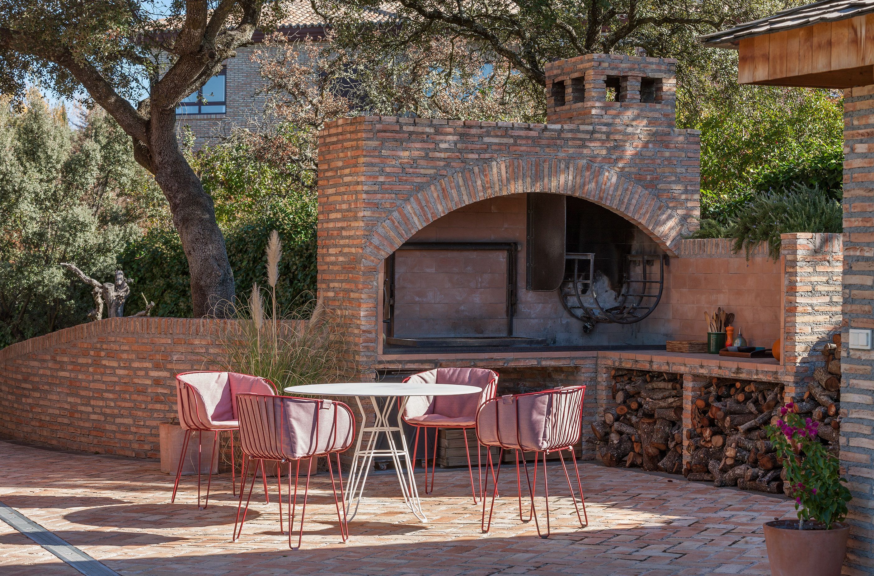 Стальной круглый садовый стол iSimar ARCH-00079333 - Вид №6