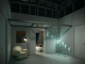 Siller Treppen Винтовая стеклянная лестница со светодиодной подсветкой