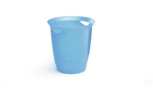 17375208 Легкая пластиковая корзина для мусора TREND 16 литров, прозрачно-синий 1701710540 Durable