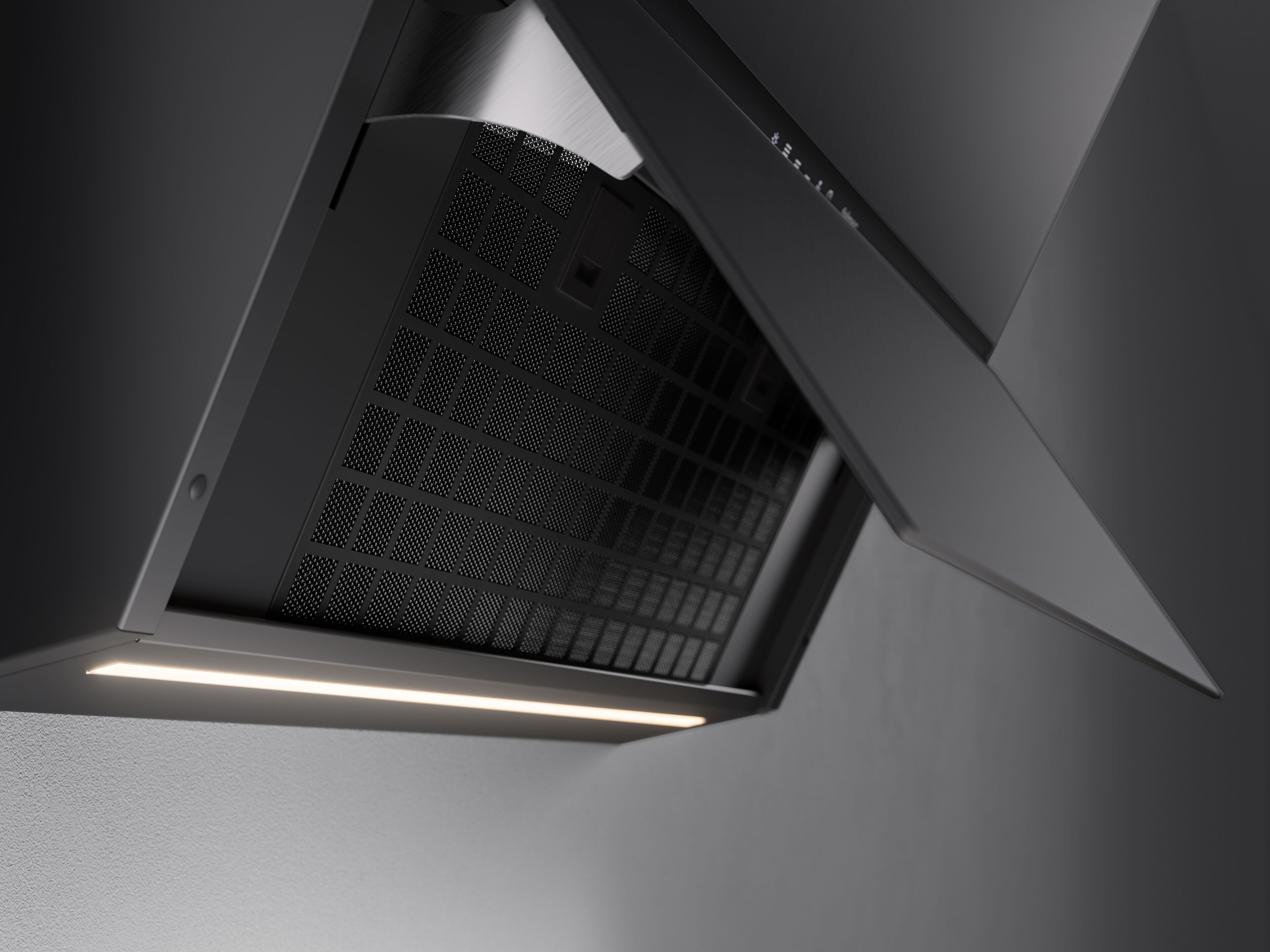 Настенный стальной вытяжной вентилятор с активированным углем Falmec дизайн ARCH-00098273 - Вид №6