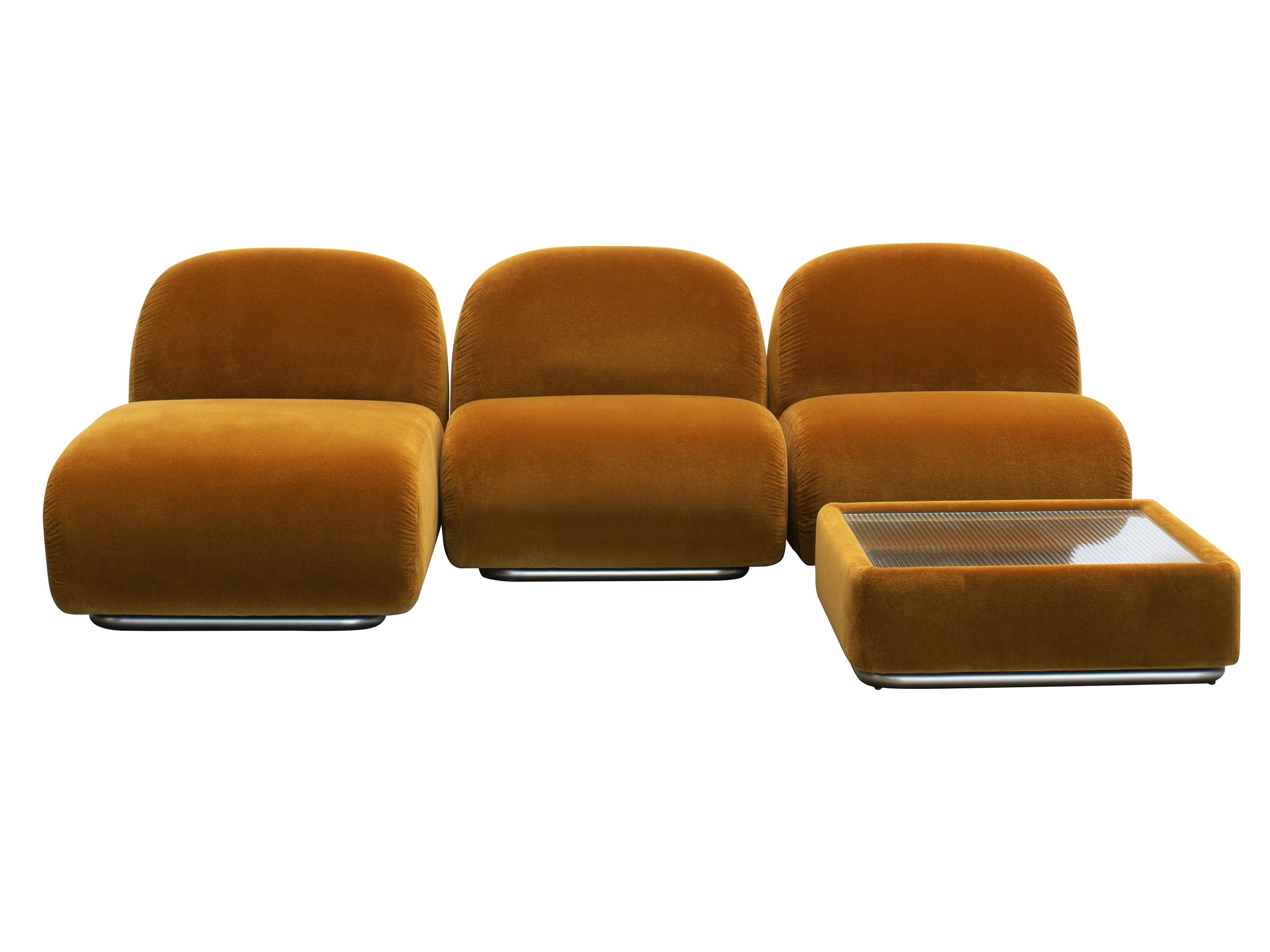 Модульный тканевый диван с полуостровом Tacchini Виктория ARCH-00058857